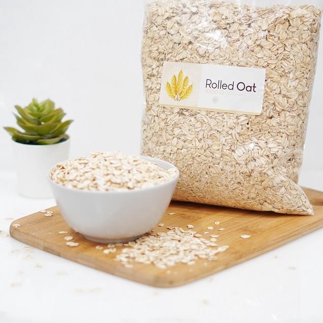 

⇨ Regullar Rolled Oat 1 Kg - Oatmeal Gandum Utuh Premium Original リ