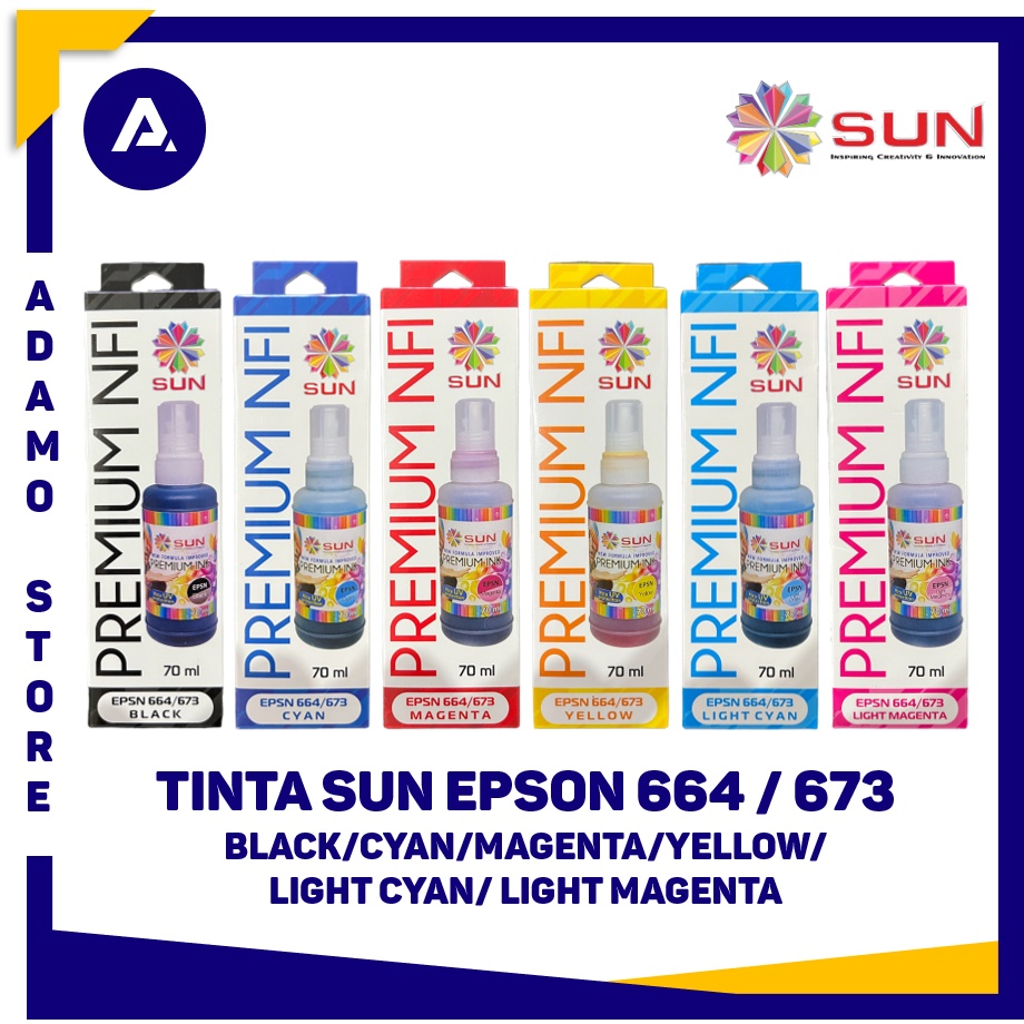 Tinta Epson 664 / 673 Sun Premium Ink Epson 70 ml