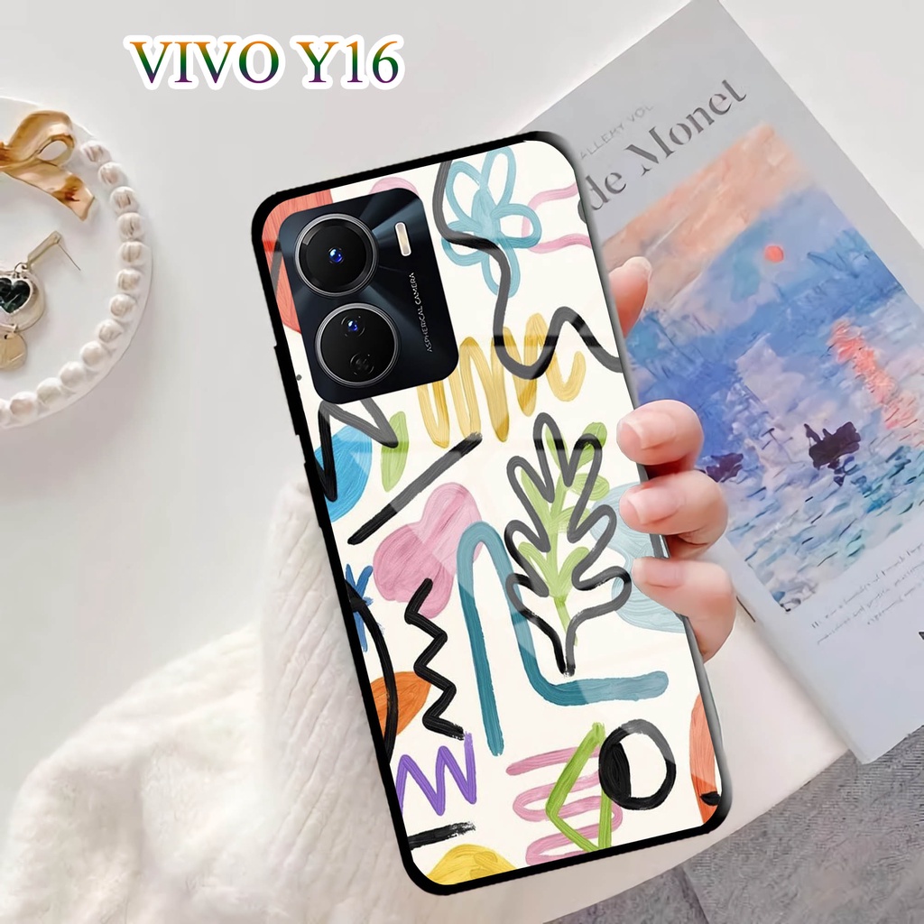 Softcase Glass Kaca VIVO Y16 - Case Handphone VIVO Y16 [T71]