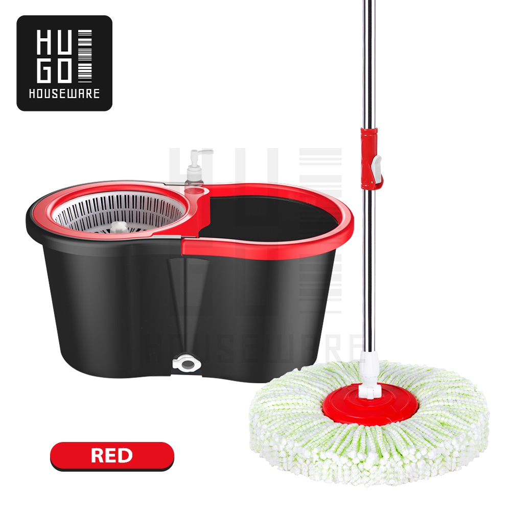 Alat Pel Lantai Ultra Mop Eldora - Spin Mop Black HUGO