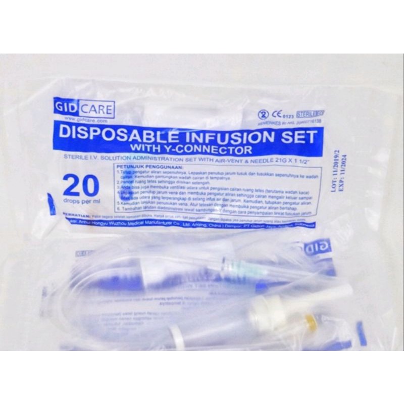 Infus Set Dewasa Y-Konektor