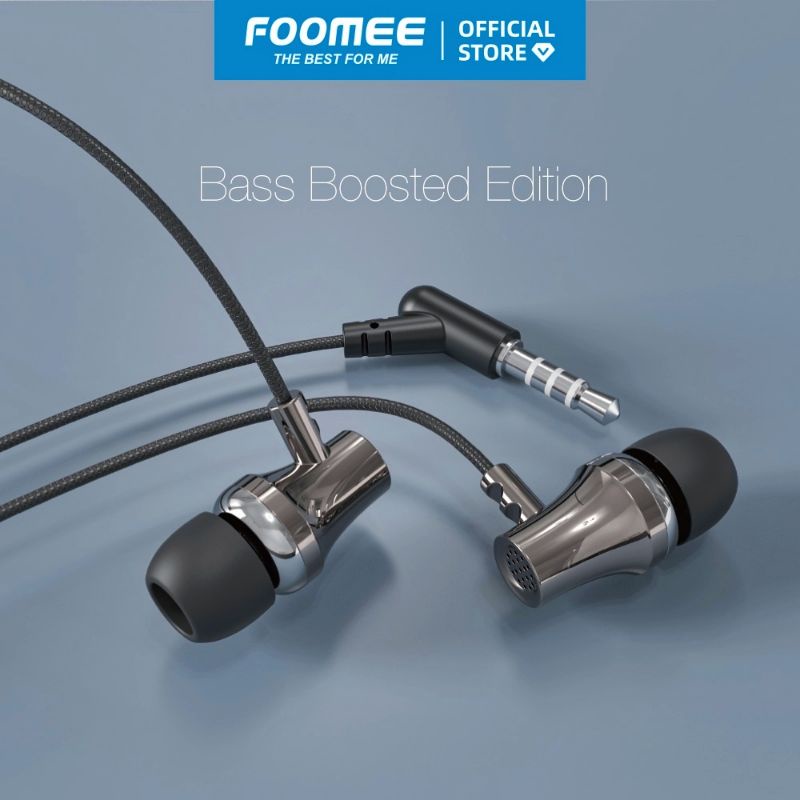 HENDSEAD FOOMEE EARPHONE WIRED BASS FOOMEE QA03S HENDSEAD FOOMEE METAL CAVITY