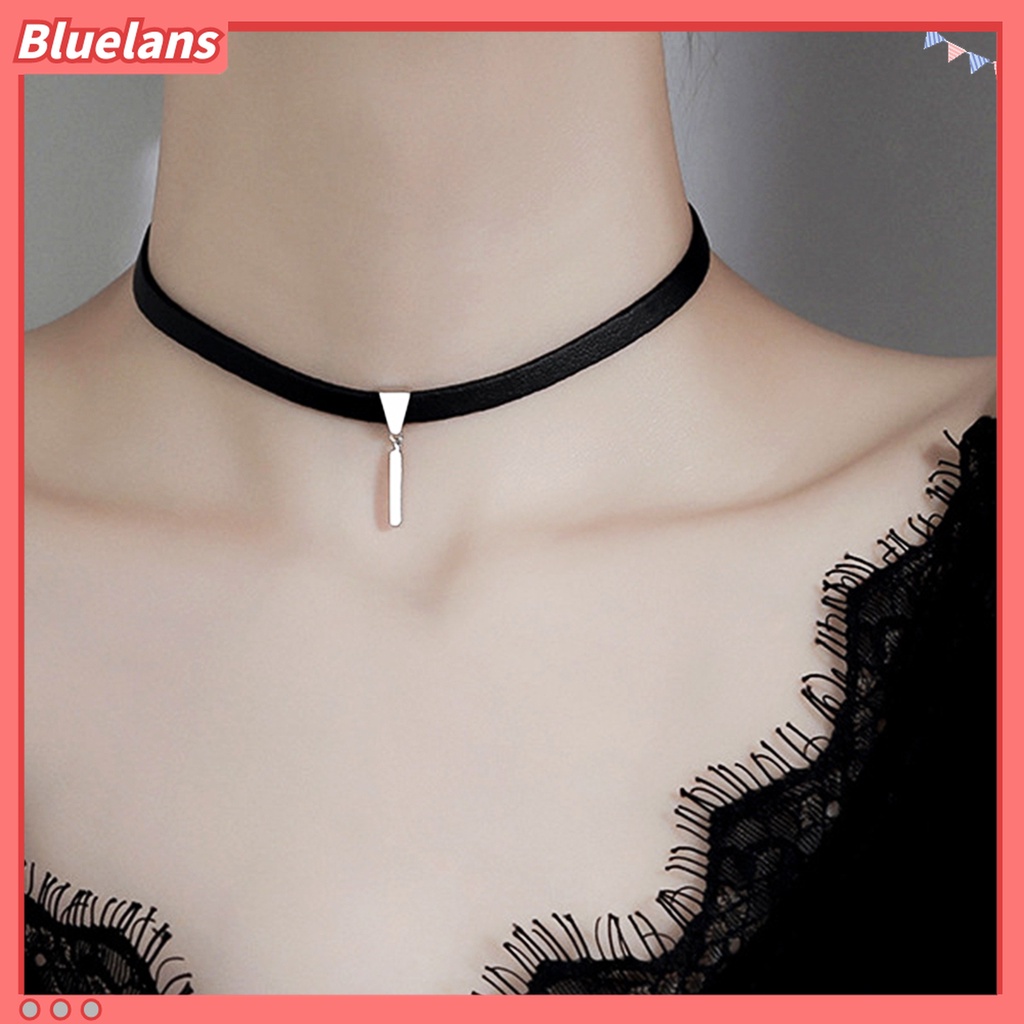 Kalung Choker Rantai Klavikula Desain Geometris Minimalis Untuk Pemakaian Sehari-Hari