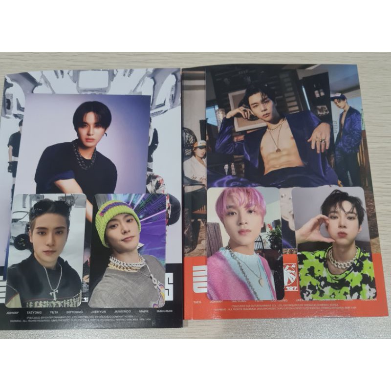 NCT 127 2 BADDIES ALBUM PHOTOCARD, FASTER & 2 BADDIES & DIGIPACK VER JAEHYUN HAECHAN DOYOUNG JUNGWOO