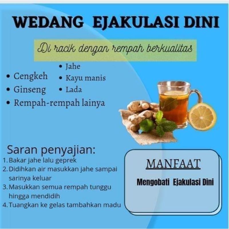 

Wedang Ejakulasi Dini
