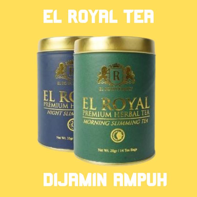 

El Royal Premium Herbal Tea Morning & Night Teh Herbal - Teh Diet