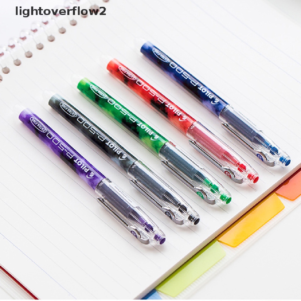 (lightoverflow2) Pilot P500 / P700 Pulpen Gel 0.5 / 0.7mm Untuk Pelajar