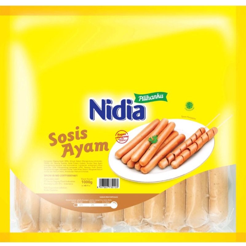 

Nidia Sosis Ayam 1 kg