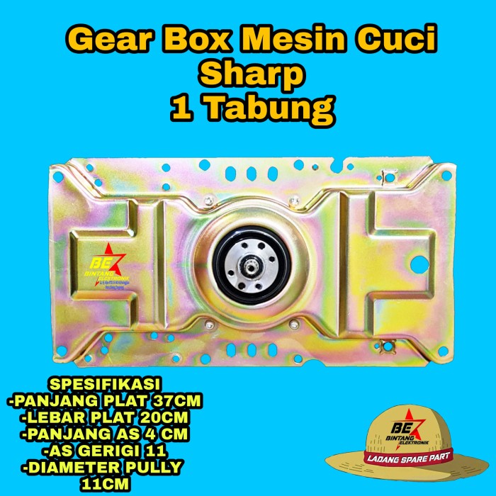 GEARBOX MESIN CUCI SHARP 1 TABUNG GEAR BOX MESIN CUCI OTOMATIS