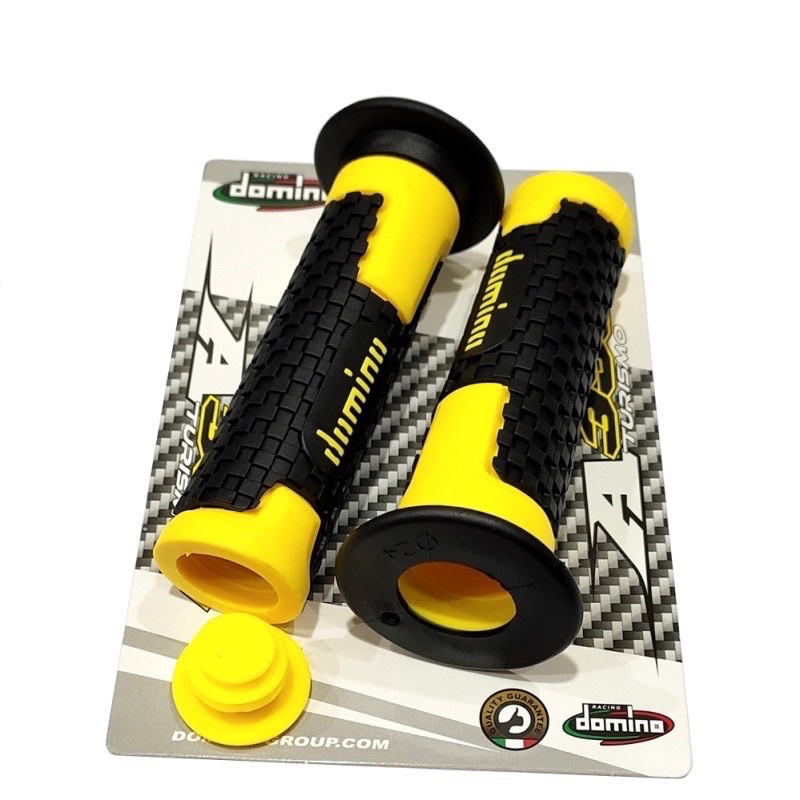 HANDGRIP GRIP DOMINO KARET DOMINO ITALLY HANDFAT UNIVERSAL SEMUA MOTOR SARUNG GAS PROGRIP KARET MIO BEAT NMAX AEROX SCOOPY VARIO FINO GENIO FAZIO DLL