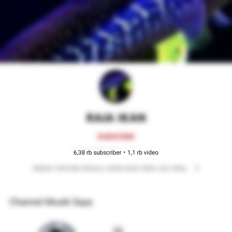 (TERJUAL) AKUN YOUTUBE 6.000 Subscriber (Ikan Channa) Akun Tahun 2021
