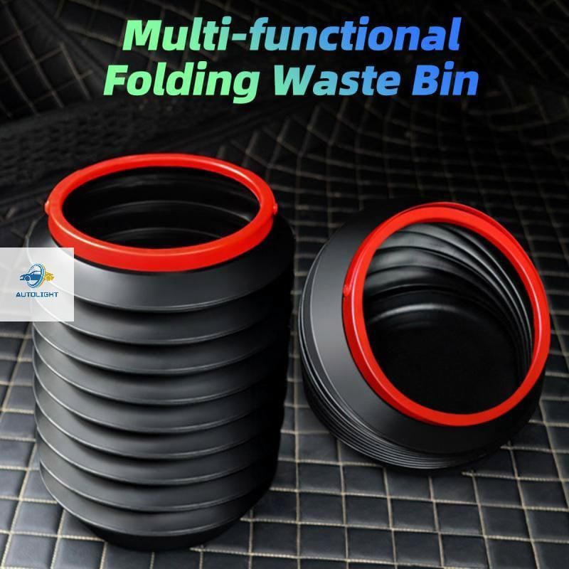 Tempat Penyimpanan Lipat Sampah Tong Air Mobil Multifungsi Sampah mobil