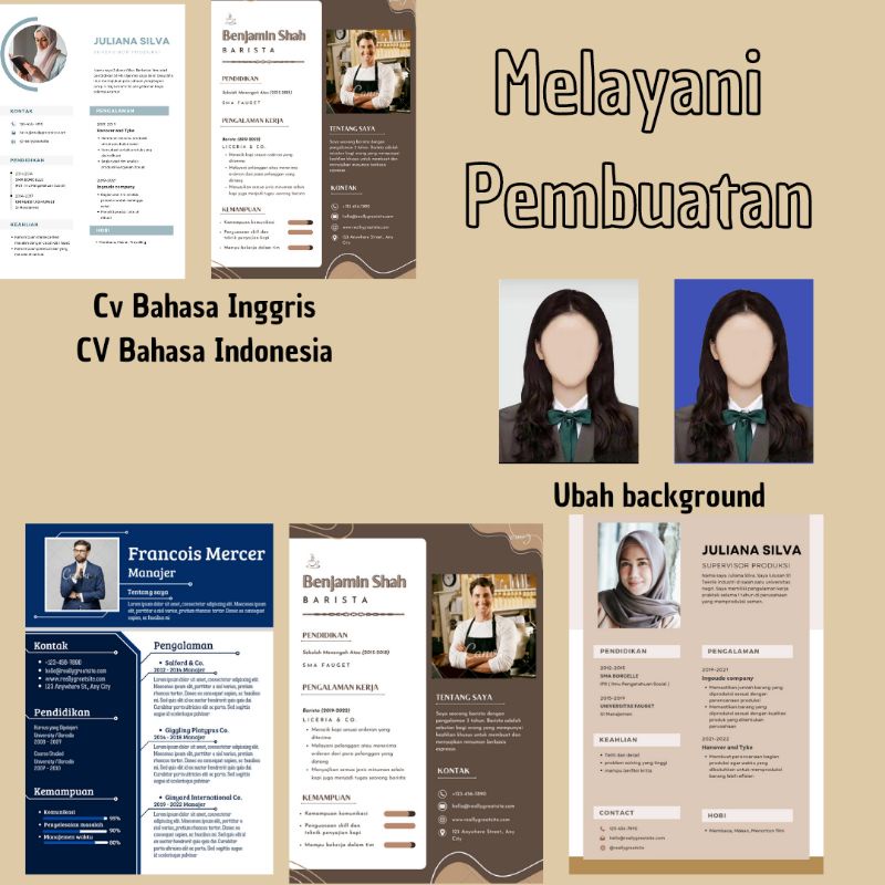 

Jasa Pembuatan CV (Curriculum Vitae)