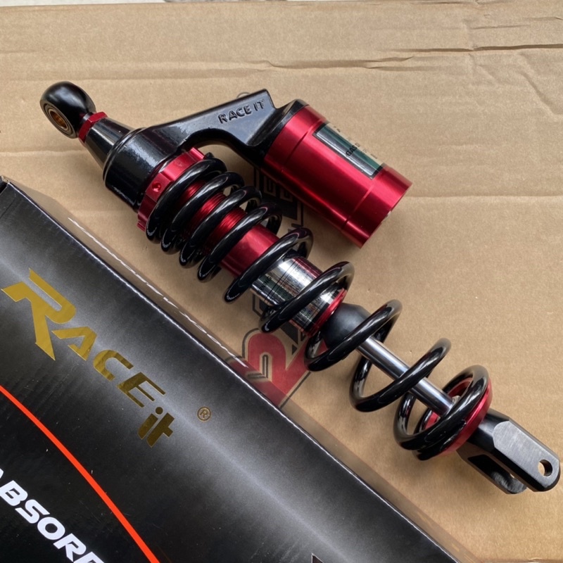 SHOCKBREAKER TABUNG ATAS G PLUS BY RACEIT MATIC SINGLE SHOCK UKURAN 330 MM DAN 310 MM VARIO SCOOPY GENIO VARIO 125 VARIO 150 VARIO 160 BEAT MIO GEAR 125 SOUL XEON X-RIDE  MIO M3 MIO SPORTY MIO SMILE FINO DLL