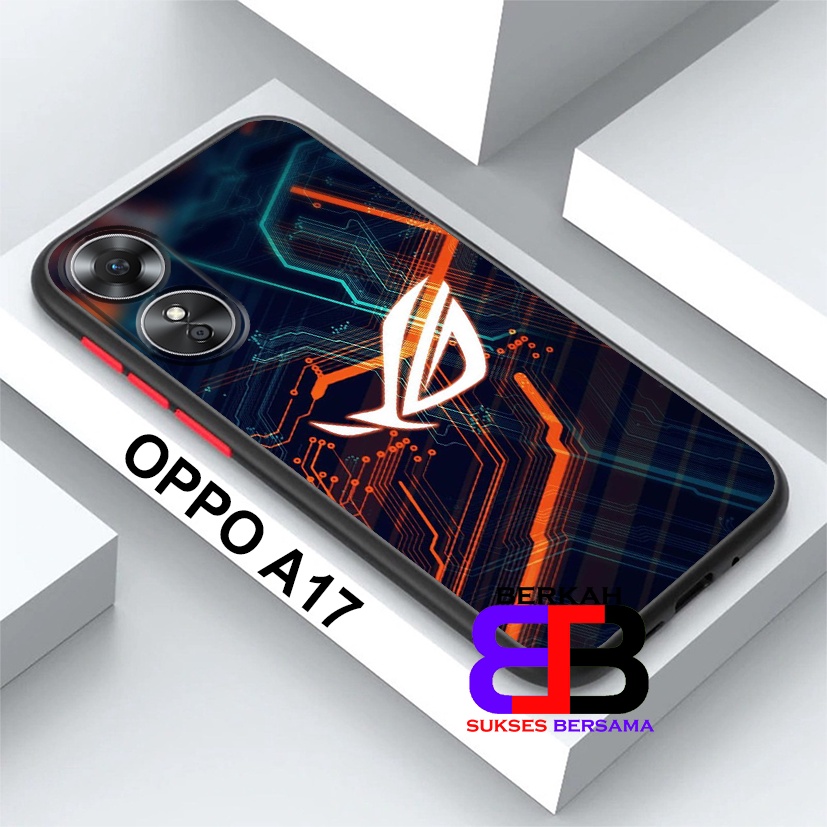 Soft Case 4D OPPO A17 - Casing 4D OPPO A17 Terbaru Berkah Sukses [ ROG ] Silikon Hp OPPO A17 - Case 