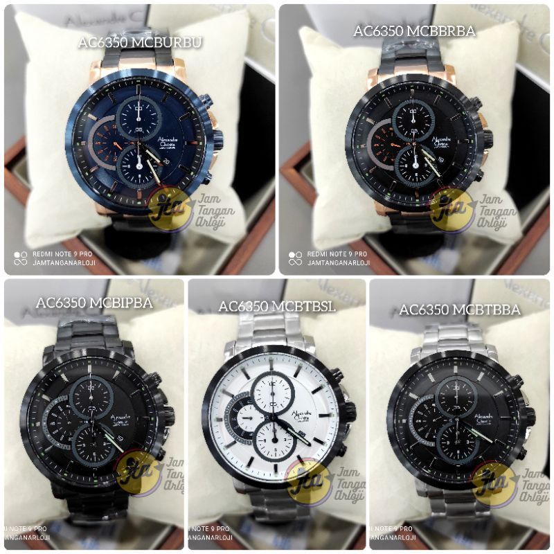 JAM TANGAN PRIA ALEXANDRE CHRISTIE AC 6350 / AC 6563 MC ALEXANDER CRISTIE ORIGINAL GARANSI RESMI