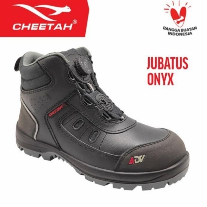 Sepatu Safety Cheetah Jubatus Onyx Adv jubatus hitam