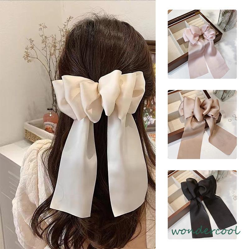 Benang Busur Jepit Rambut  Wanita Kepala Belakang Kepala Hiasan Kepala Klip Ekor Kuda  Aksesoris Rambut Wanita-Won