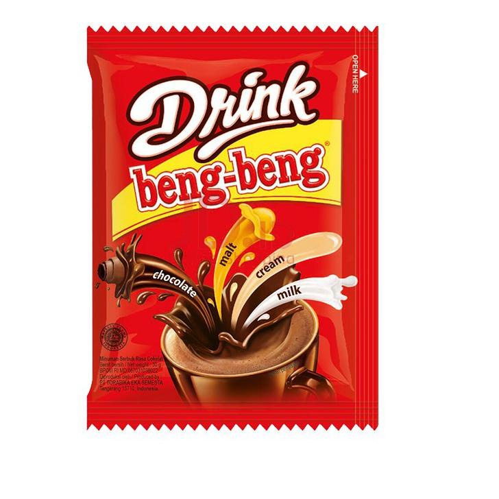 

Hot Sale--Drink Beng Beng Chocolate Pouch 1 Renceng (10 x 30gr) by Mayora