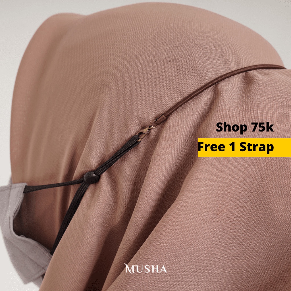 Musha Connector Mask - Elastic | Konektor Masker / Konektor Masker Hijab