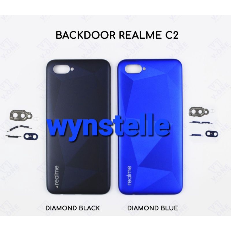REALME C2 - Backdoor Back Cover Case REALME C2 RMX1941 RMX1945 CASING TUTUP BELAKANG- Kesing Housing