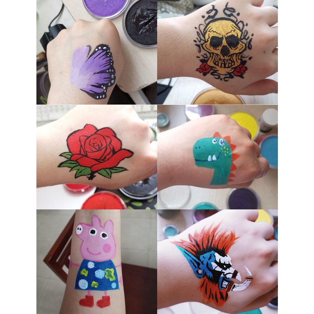 Face Painting Cat Wajah Golden Phoenix Face Paint 30g Terlaris Termurah By Bali Artemedia