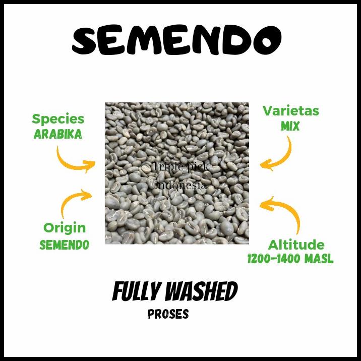

Green Bean / Biji Kopi Arabika Semendo - Dryhull / Arabica Green Beans