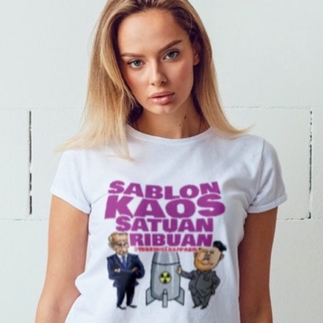 Custom desain sendiri / Sablon Kaos / Bikin Kaos satuan - Ribuan / Custom Tshirt