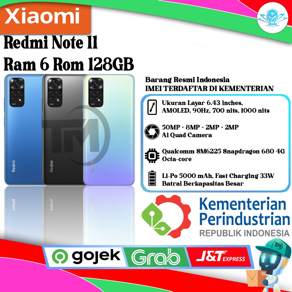 Xiaomi Redmi Note 11 Ram 6 Rom 128GB