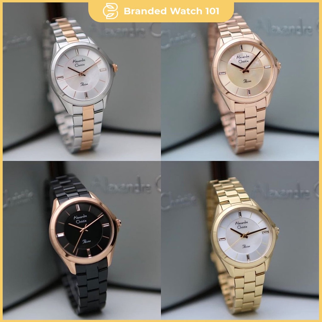 ORIGINAL Jam Tangan Wanita Alexandre Christie AC 2816 / AC2816 Garansi 1 Tahun Resmi