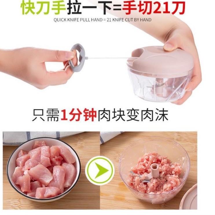 Discount Today YGS A308
-Hijau Besar Blender Tarik Manual 3 PISAU/speedy chopper besar gas 