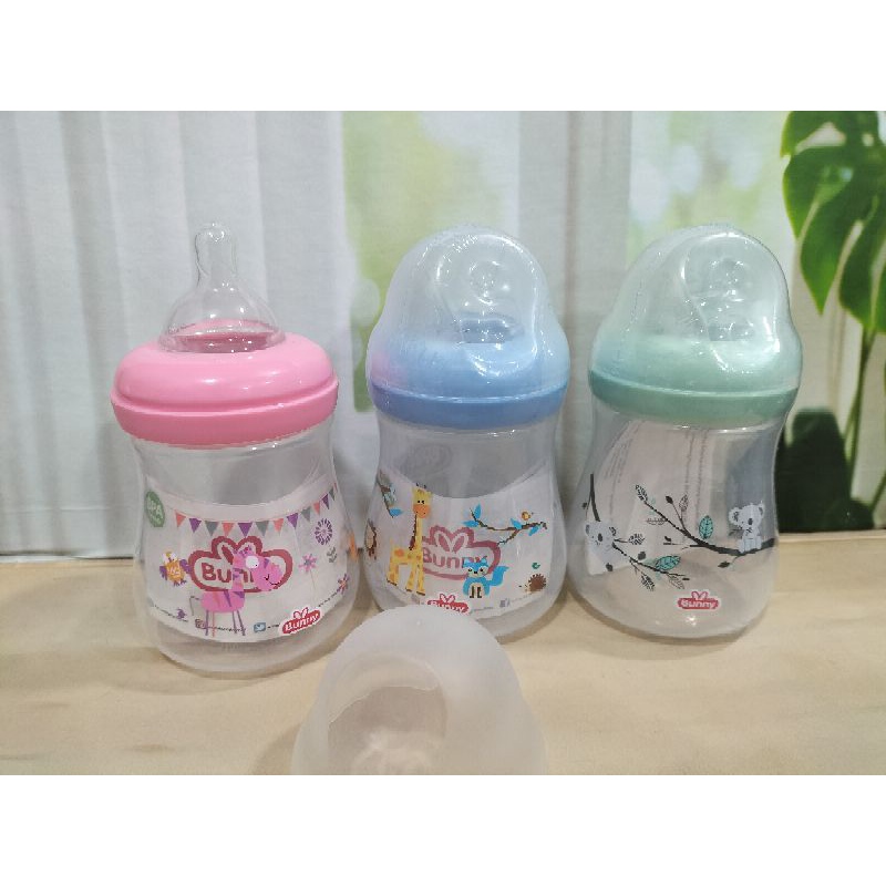 Botol Susu Wide Neck/Botol Berbadan Gemuk Karakter/BPA Free 250Ml/125Ml  Kd 3005/1505