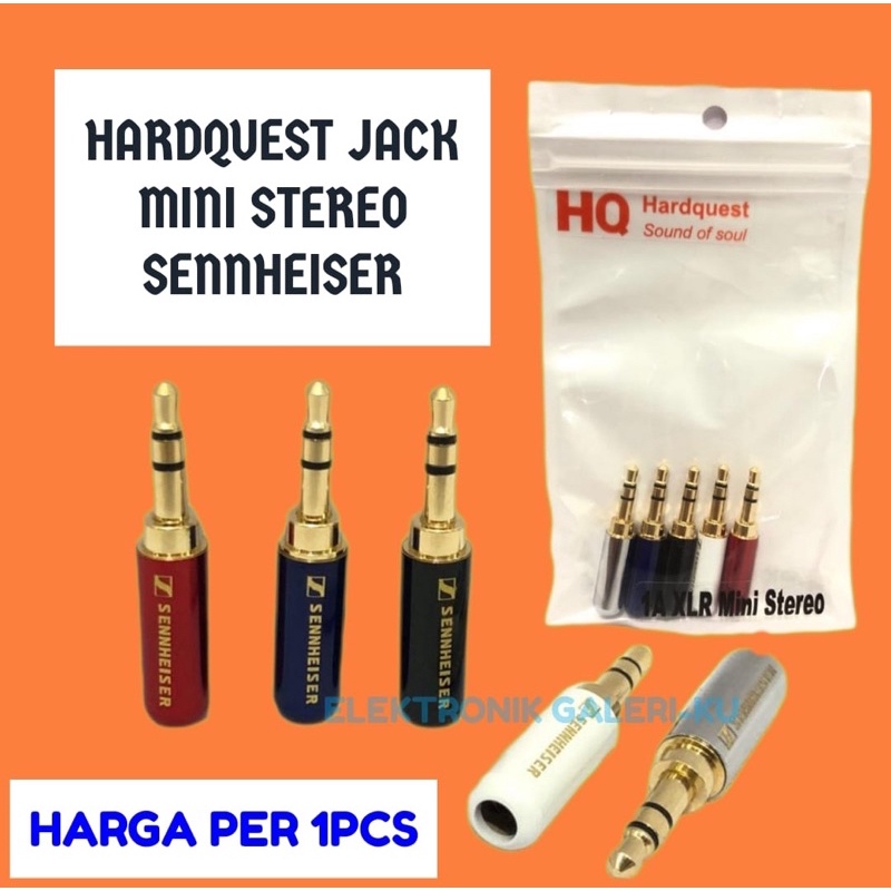 HARDQUEST JACK MINI STEREO SENNHEISER ORIGINAL (HARGA PER 1PCS)