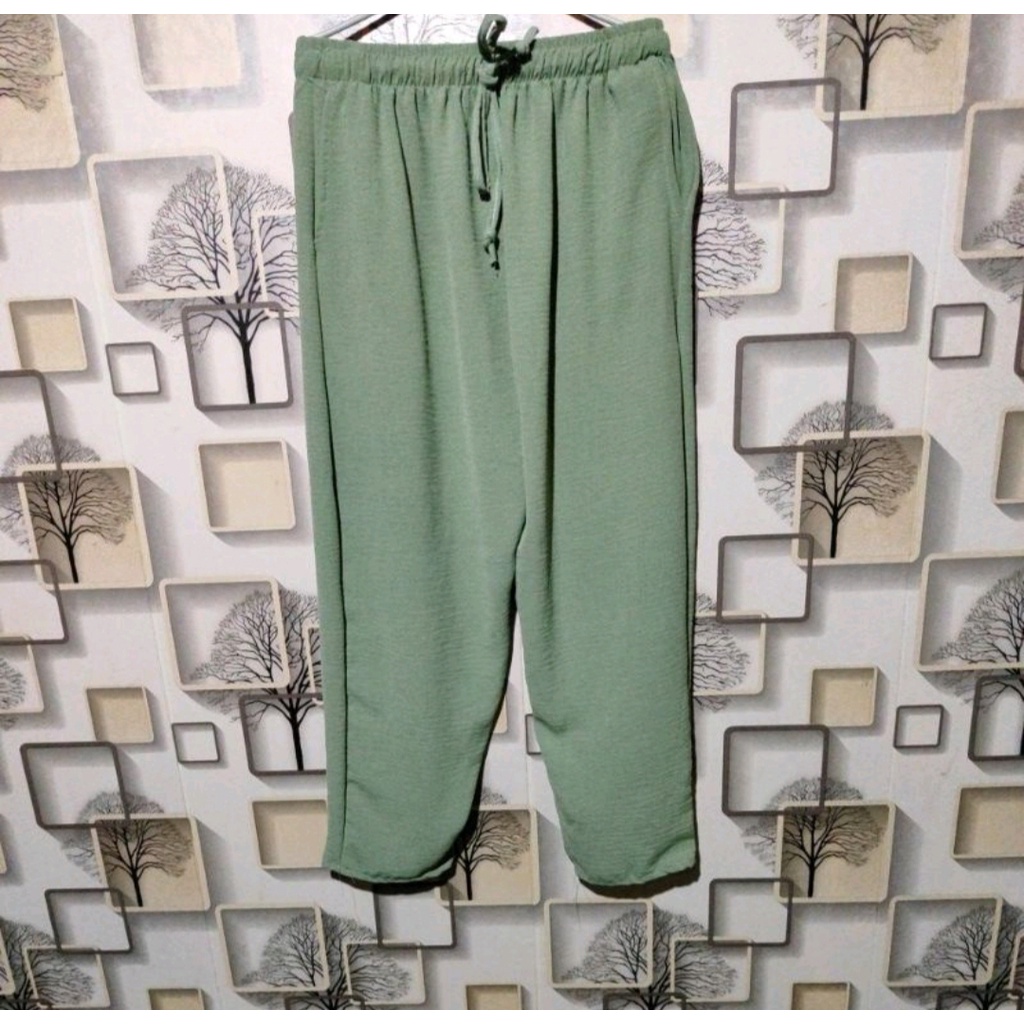 BAGGY PANTS CRINKLE AIRFLOW PREMIUM/AIRFLOW PANTS BB 40/80 KG/CELANA BAGGY CRINGKEL UNTUK BB 40/80 KG JUMBO/CELANA TERBARU BAHAN AIRFLOW