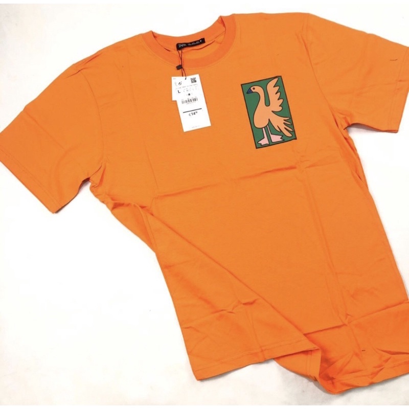 BAJU ATASAN ZARA T-SHIRT ZARA KAOS ZARA ORIGINAL