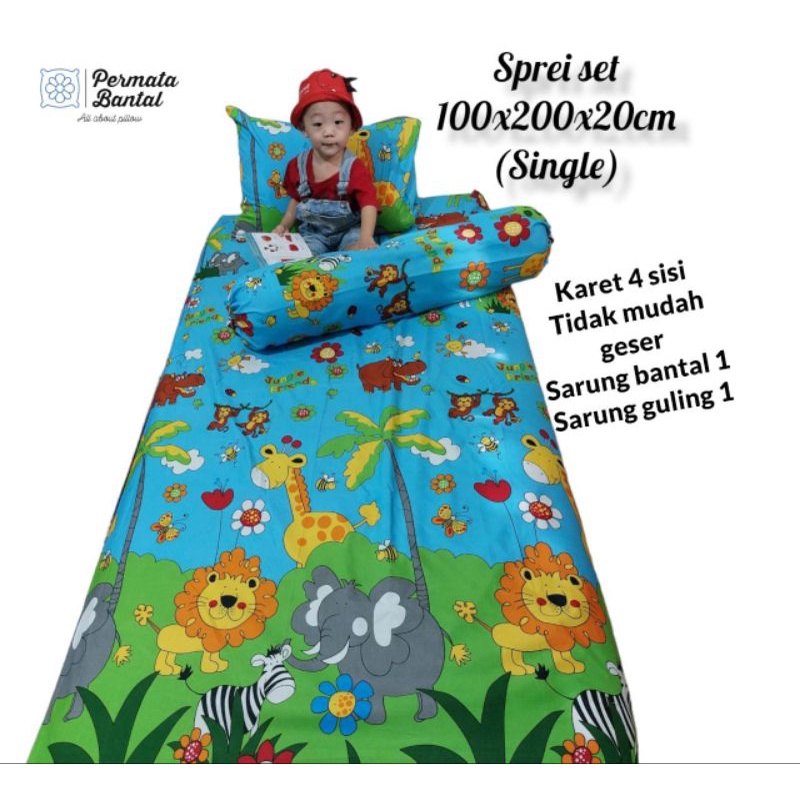 [PROMO] Sprei Set Ukuran 100x200 tinggi 20cm