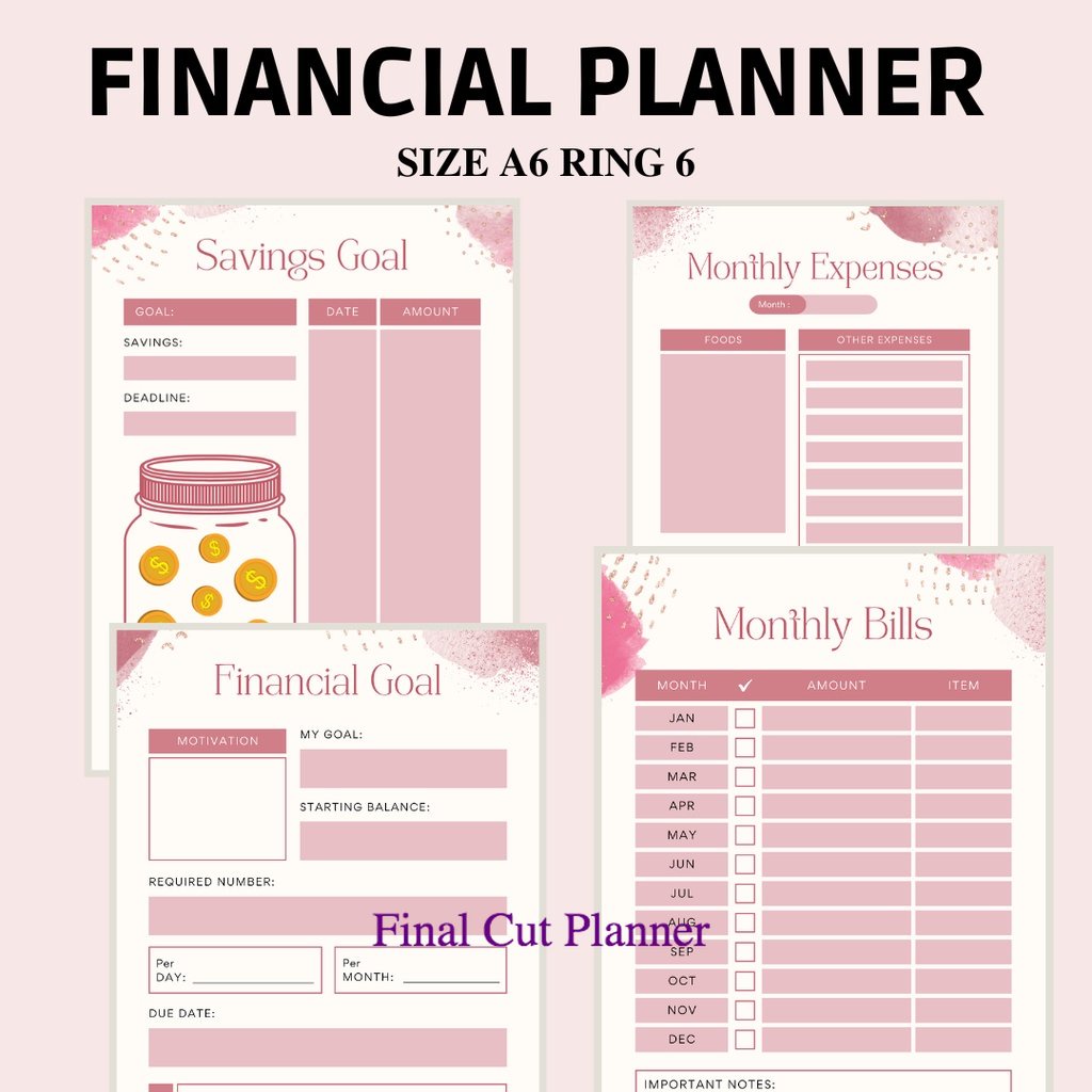 

Financial Planner A6 By Monologprojects .
