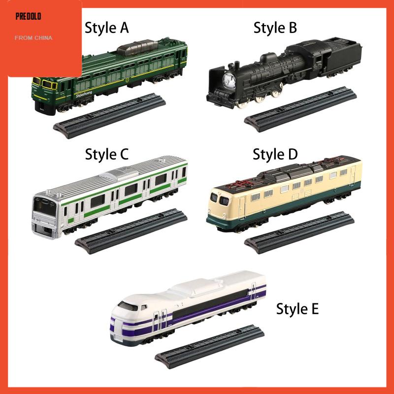 [Predolo] High Speed Train Toy Creative Play Diecast for Kids Children Birthday Gifts