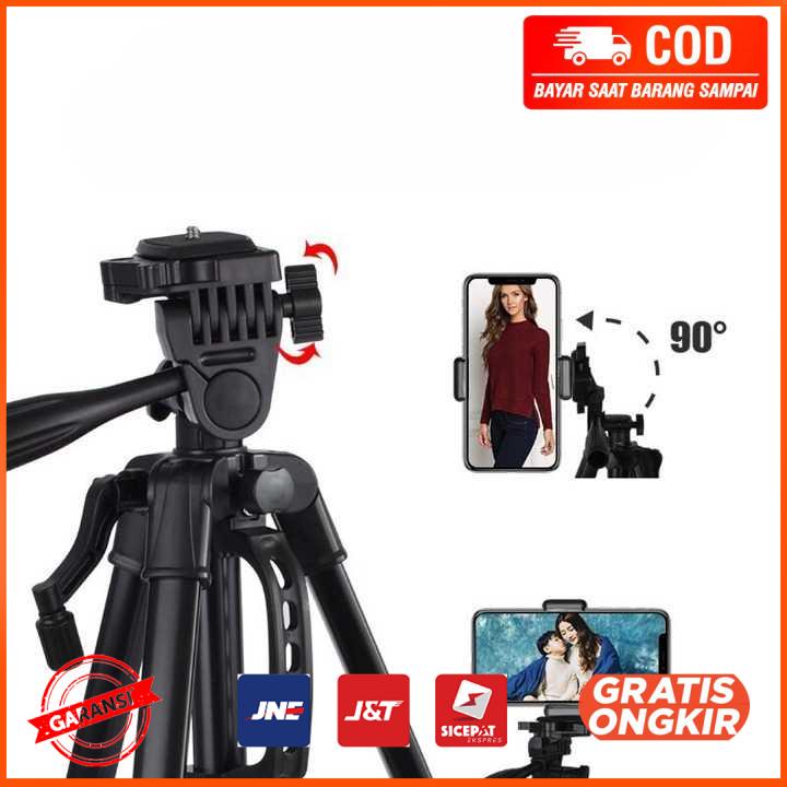 Tripod Kamera Profesional Portabel Aluminium 50140 cm 3366