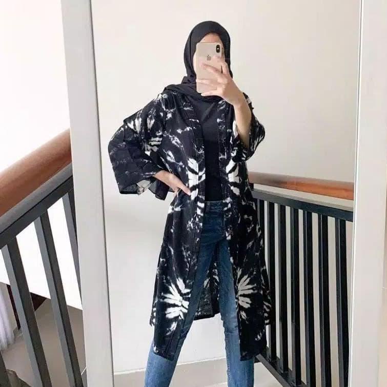 [KODE 5829] NEW OUTER SABYAN  VEST SHIBORI ALLSIZE 1KG MUAT 4PCS