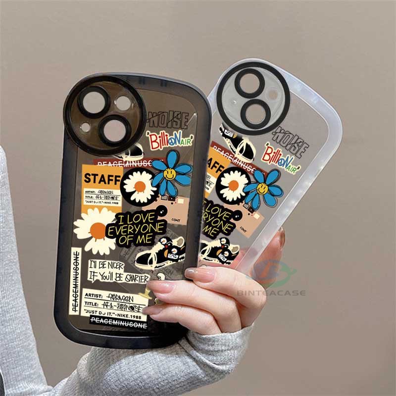 Casing TPU Redmi Note 11S 11 Pro 10c 10A 9C 9T 9A 10 5G 10S 9 8 Pro 7 Poco M3 X3 Pro NFC Motif Bunga Chrysanthemum