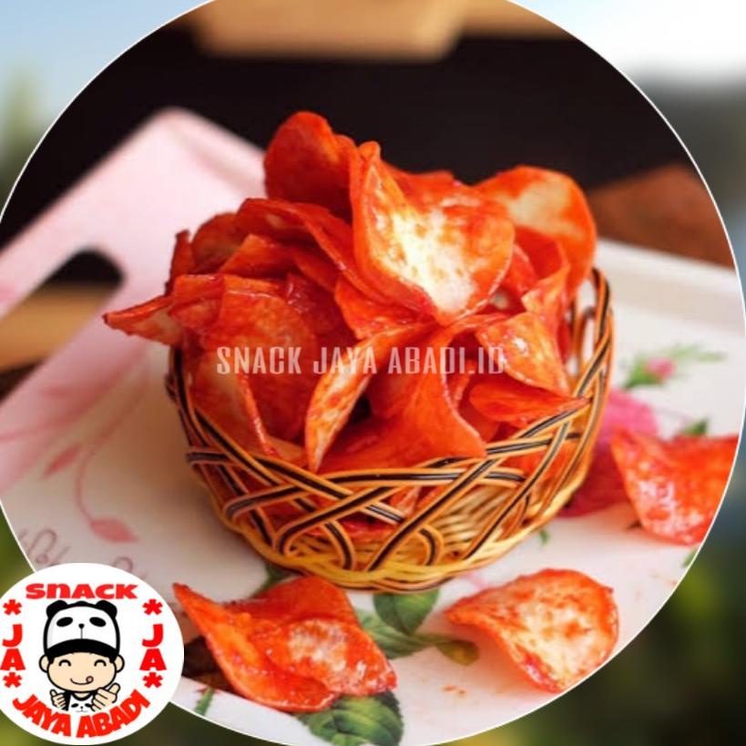 

✨10.10✨ 250GR Keripik Singkong Padang Pedas / Kripik Singkong Balado Lengket Pedes Manis murah