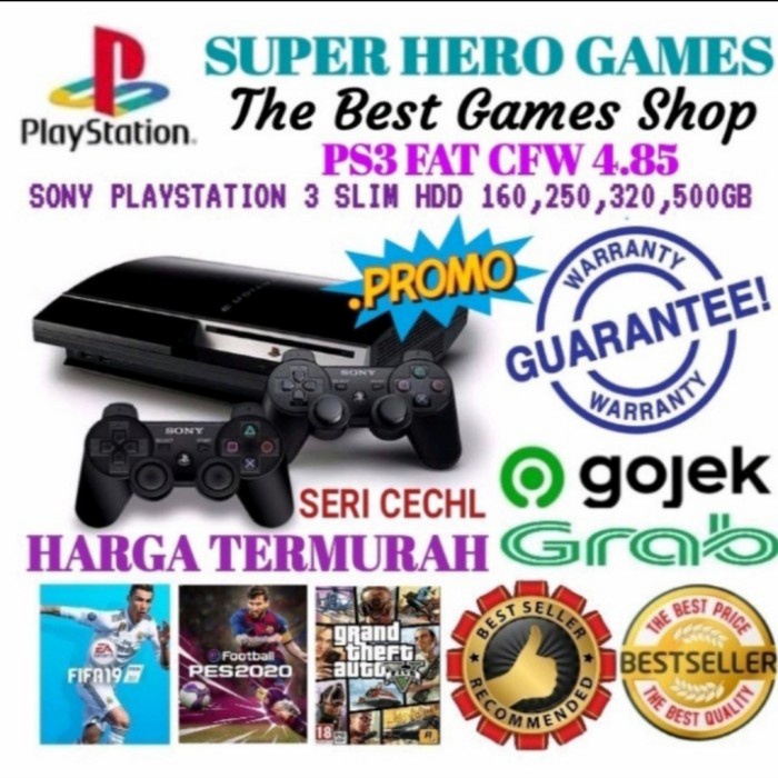 [Game/Console] Ps3 Fat Seri Hl Hdd 500Gb Baru