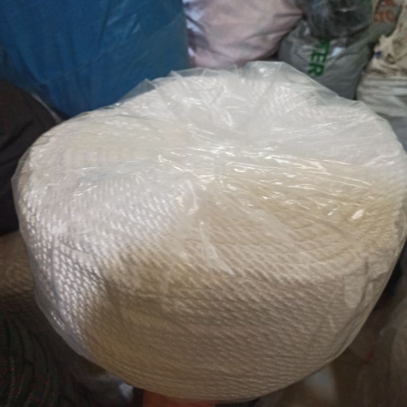 Tali tambang Nilon 6mm, Tali putih, tali jaring Nilon 6mm per meter