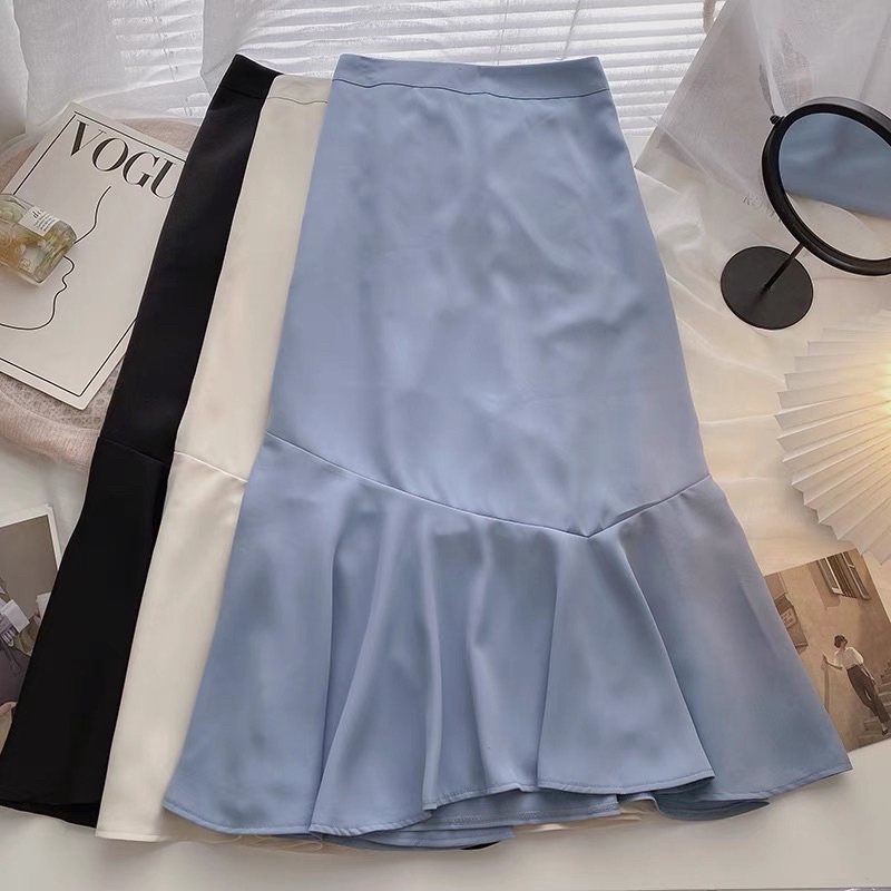 ROK MIDI IMPORT WANITA MAXI WANITA KANTORAN MX556