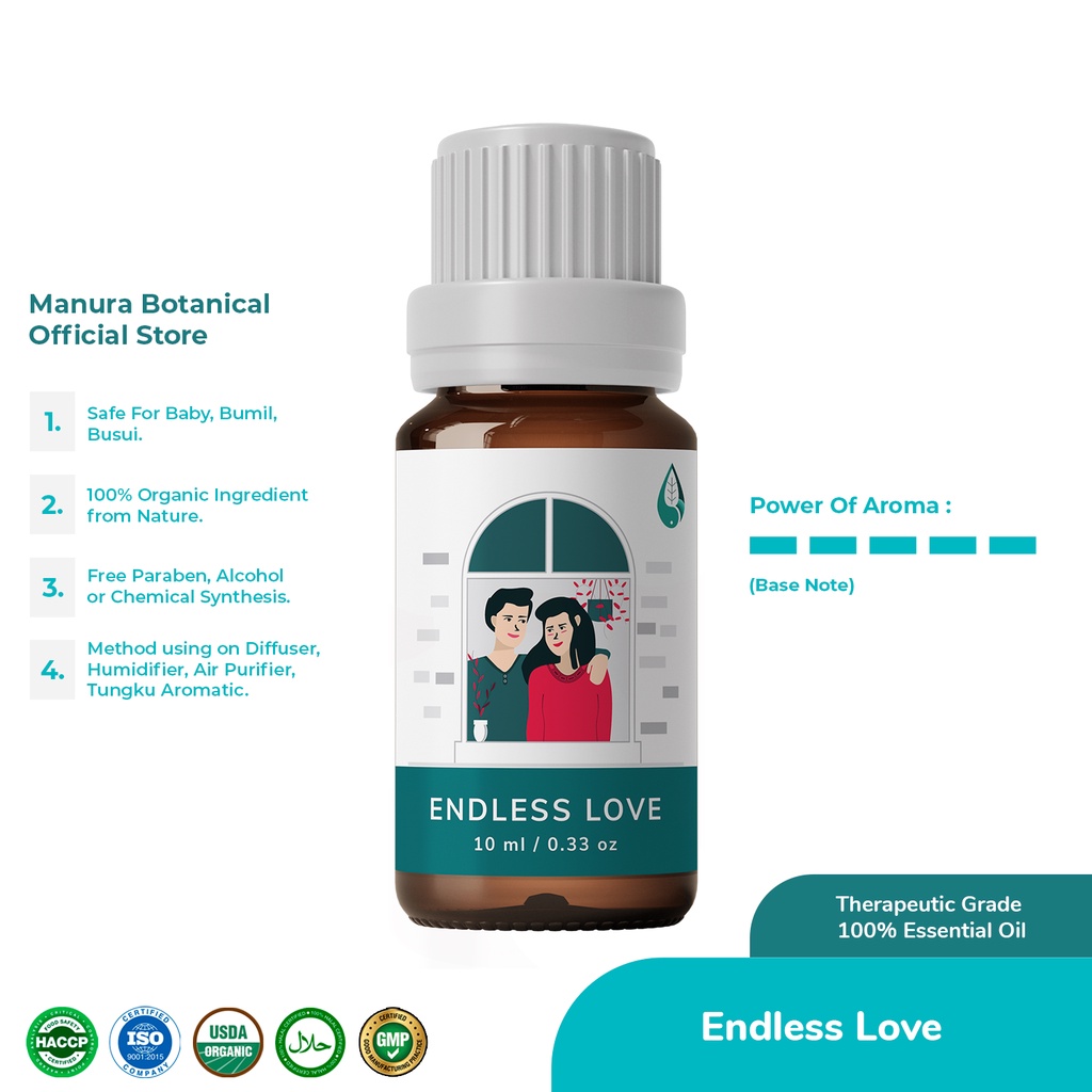 Endless Love - Manura Oil Certified Organic &amp; Therapeutic Grade Natural 100%