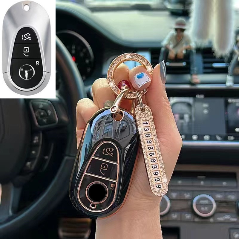 Case Kunci Mobil Bahan TPU Untuk Mercedes-Benz GLA GLC C180L GLC200 C260L C200L