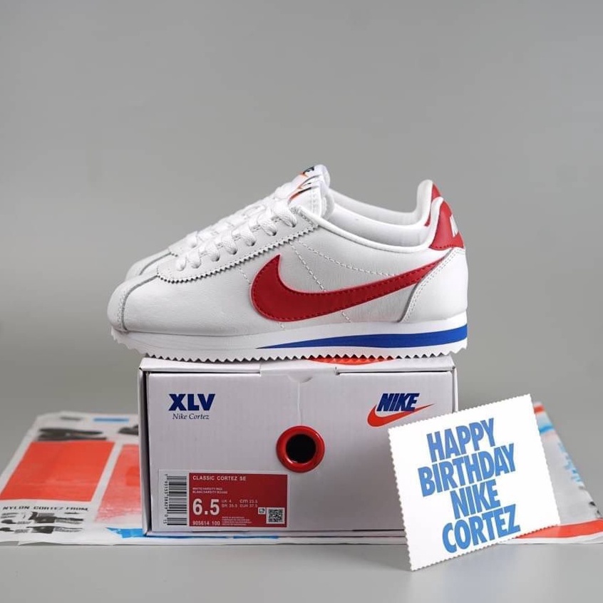 NIKE CORTEZ FORREST GUMP XLV &quot;ANNIVERSARY&quot; / STRANGER THINGS &quot;HAWKINS&quot; / CLASSIC BLACK WHITE ORIGINAL 100%