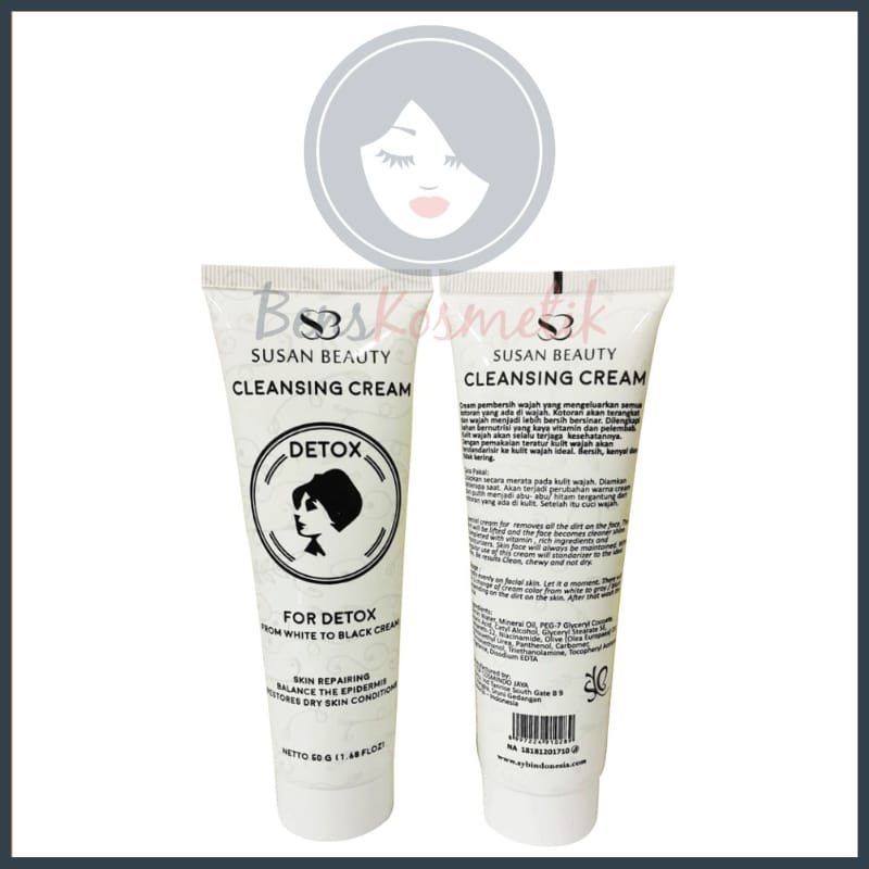 DETOX CREAM BPOM BY SUSAN BEAUTY LAMARS DETOX CREM TUBE BPOM