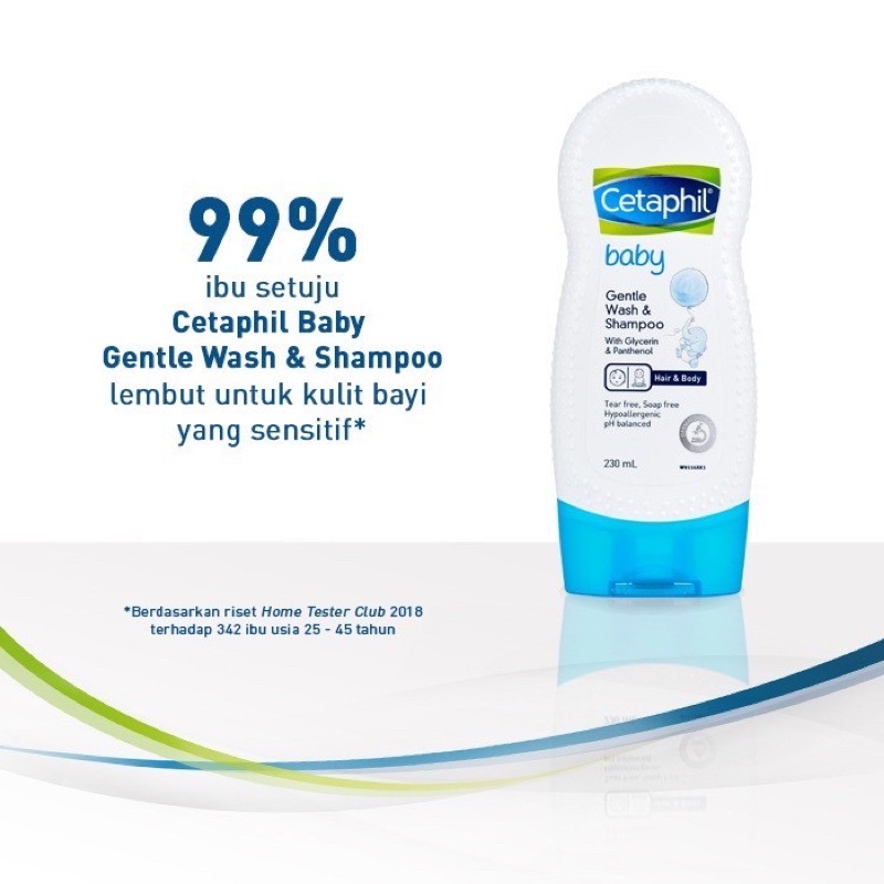 CETAPHIL Baby Gentle Wash &amp; Shampoo 230ml | Sabun Mandi dan Shampo Bayi